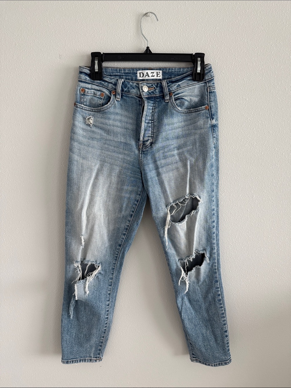 DAZE Light Blue Distressed Women’s Jean